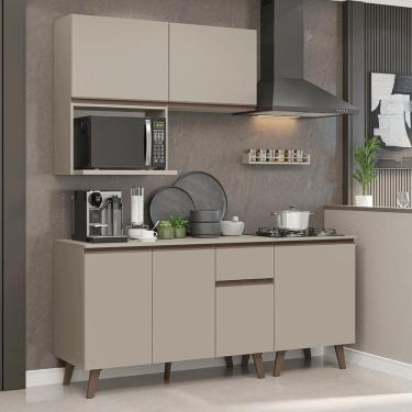 Imagem de Armário de Cozinha Compacta 180 cm Crema Nice Madesa 02