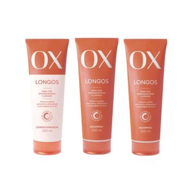 Imagem de Kit Ox Longos 1 Cond 200Ml+2 Shampoo 200Ml