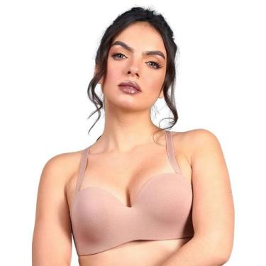 Imagem de Sutiã Bustiê Alças Removíveis Cotton/Algodão Duloren 721005, Nude, 40