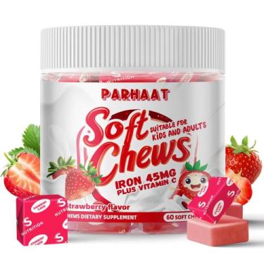 Imagem de Suplemento de ferro Parhaat Iron Soft Chew com vitamina C 60ct