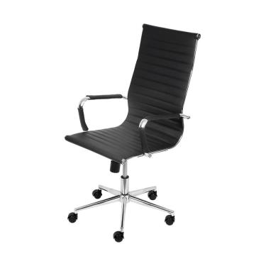 Imagem de Cadeira Office 3301 Alta Preta