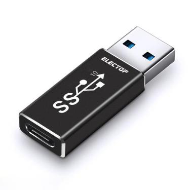 Imagem de Adaptador USB 3.1 GEN 2 macho para fêmea tipo C ELECTOP 10 Gbps