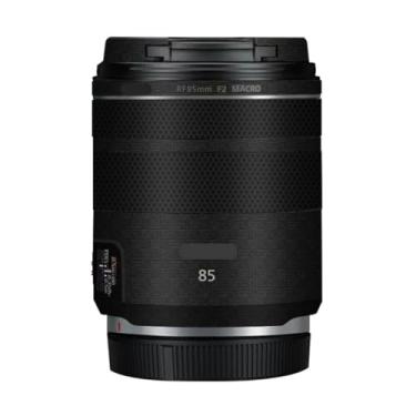 Imagem de 85 2 Adesivo antiarranhões para lentes de câmera Canon RF 85 mm F2 Coat Vinil Película Protetora Decalques (Armor Fiber Black)