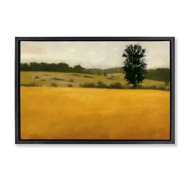 Imagem de Stupell Industries Arte de parede em tela flutuante com moldura preta paisagem de memória de outono por Megan Lightell, 43 x 63 cm