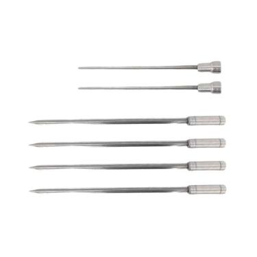 Imagem de Espeto Espada Inox 70cm Cabo Revestido Alumínio Churrasco - INOX LAURI