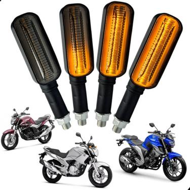 Imagem de Lanterna Lux Led Seta Moto Dianteira Traseira Ceta