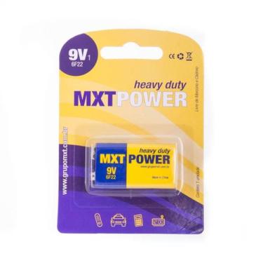 Imagem de Bateria 9V Zinco Heavy Duty MXT Blister