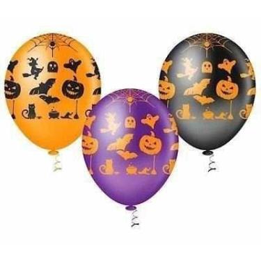 Imagem de BALÃO HALLOWEEN (SORTIDO) - PIC PIC Nº 10 - Pacote com 25 unidades