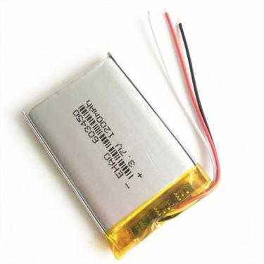 Imagem de Bateria  3,7v  603450  1200mah 6mm X 34mm X 50mm 3 Fios  Cr - bgb