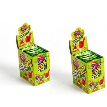 Imagem de Pirulito Explosivo DipLoko Boom Melancia Contém 2 Caixas - Danilla foo