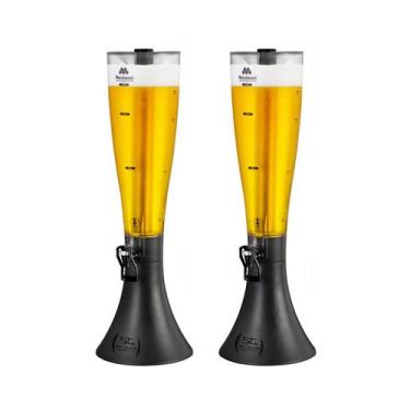 Imagem de Kit 2 Torres Chopp Tulipa 3,5L Gelada Marcbeer Marchesoni