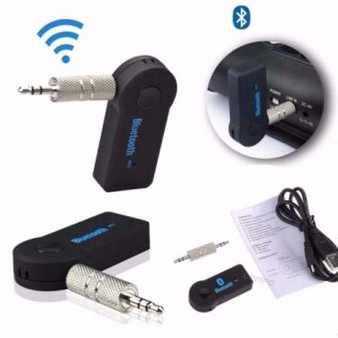 Imagem de Receiver Bluetooth Receiver P2 Musica Celular Para Som Carro - ALTOMEX
