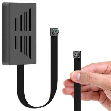 Imagem de Mini câmeras de vídeo de 64 GB 1080p gravador de vídeo portátil para babá com câmeras de segurança de detecção de movimento para segurança ao ar livre em casa e escritório