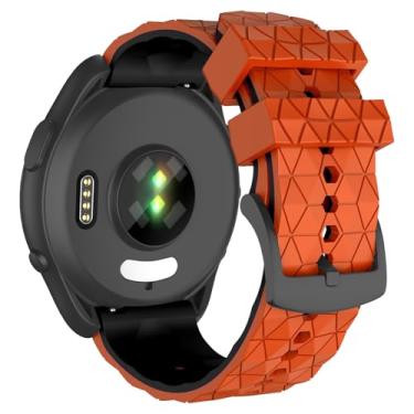 Imagem de ISABAKE Pulseiras de relógio esportivo de silicone macio compatíveis com Garmin Vivoactive 4/Venu 3/Venu 2, para Forerunner 265 255