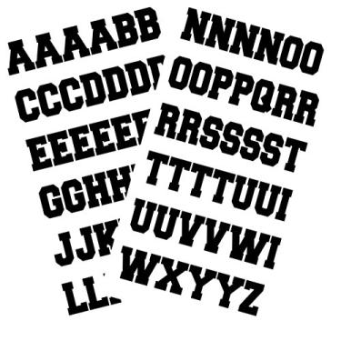 Imagem de Chalkallaboutit Sports Helmet Letters 1" Baseball, Hockey, Football and lacross