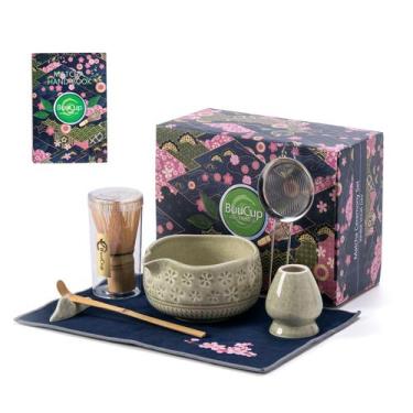 Imagem de Conjunto de batedores Matcha Buucup Ceramic Matcha Bowl 530mL 7 unidad