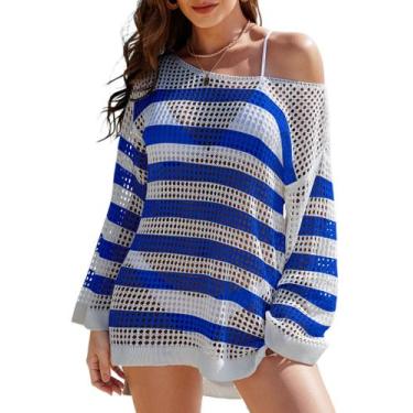 Imagem de Vestido de praia de crochê Swimsuit Cover Up Buauty para mulheres