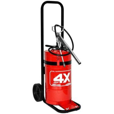 Imagem de Bomba De Graxa C/ Carrinho Hydronlubz Graxeira Manual 14Kg