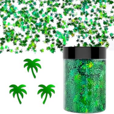 Imagem de 【50 g/49,9 g coqueiro 10 mm】 Glitter holográfico grosso, glitter LightStone Sparkles, glitter a granel para artesanato, resina, pintura, arte de unhas, cabelo, copos, geleca, decoração de festival