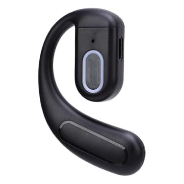 Imagem de Goshyda Fone de Ouvido Bluetooth único Com Microfone de Cancelamento de Ruído, Fone de Ouvido Bluetooth 5.4 Com Design Rotativo de 180 ° para Esportes de Condução (Preto)