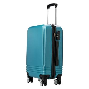 Imagem de Mala de Viagem Bordo 10kg em ABS 4 Rodinhas Removivel 360° Cadeado Embutido Bagagem de Mão