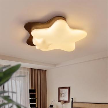 Imagem de Nórdico Moderno Quarto Lâmpada De Teto LED Moda Simplicidade Arte Sala De Estar Estudo De Restaurante Quarto Infantil Corredor Varanda Luz (3862 D56CM)