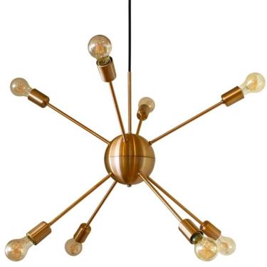 Imagem de Pendente Mini Togo 8 Lâmpadas Cobre - PD110/8CO - KIN