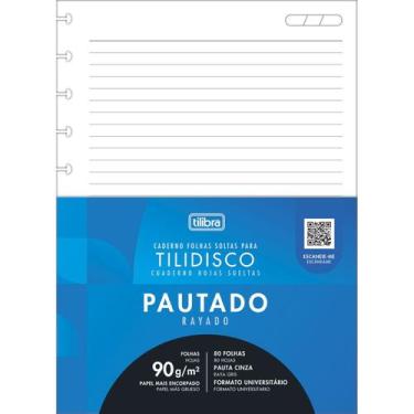 Imagem de Refil para Tilidisco Universitário 80 Folhas 90 Gramas - Tilibra, Únic