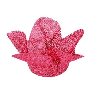 Imagem de Lindas embalagens de doces, 25 papéis de embrulho simples com flores únicas, biombos escoceses, casamentos, estreias, festas (COR VERMELHA)