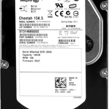 Imagem de Hd Sas Dell 146gb 15k 3.5 0tn937 Tn937 St3146855ss