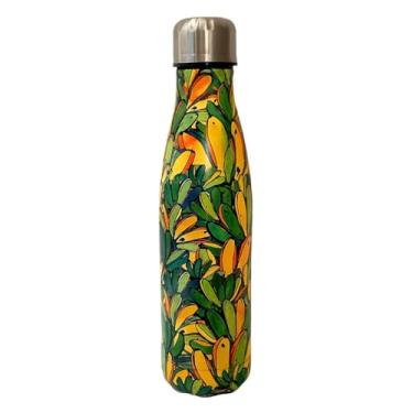 Imagem de Garrafa Térmica Inox parede dupla com Design Moderno, Tampa de Rosca em Aço Inoxidável, 500ml - Cores fantásticas