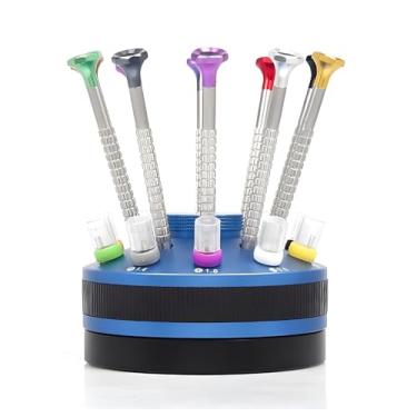 Imagem de Conjunto de 10 chaves de fenda de relógio, joalheiros com fenda de precisão e chaves de fenda Phillips, kit de ferramentas de reparo de relógio para relojoeiro, reparo de óculos, lâminas de