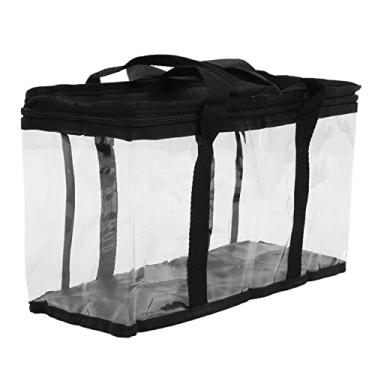 Imagem de Yunir Saco de Armazenamento de Ferramentas de PVC de Organizador Transparente para Trabalho, Sacolas de Ferramentas Com Grande Capacidade para Reparos (61 chaves (102 x 15 x 44cm / 40,2 x 5,9 x