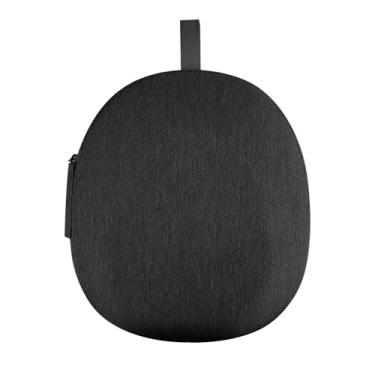 Imagem de BaotyJie Capa para fone de ouvido, capa protetora para fone de ouvido, bolsa de transporte, bolsa de nylon com zíper, de armazenamento portátil para WH-1000XM6, Preto