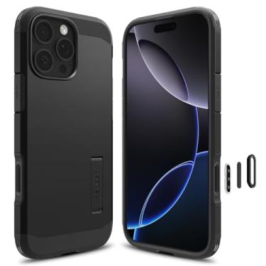 Imagem de Capa Spigen para iPhone 16 Pro, Tough Armor T (Ai) [MagFit] Compatível com MagSafe - Preto