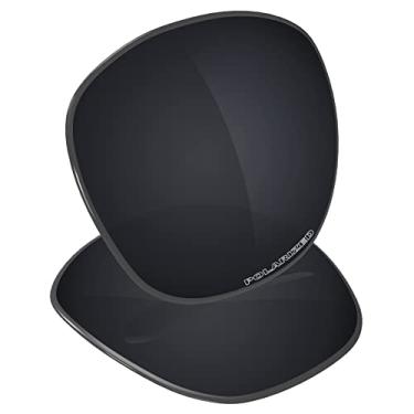 Imagem de Galvanic Lentes de reposição para óculos de sol Oakley Latch OO9265 | Latch Asian Fit (AF) OO9349 - Preto polarizado Elite