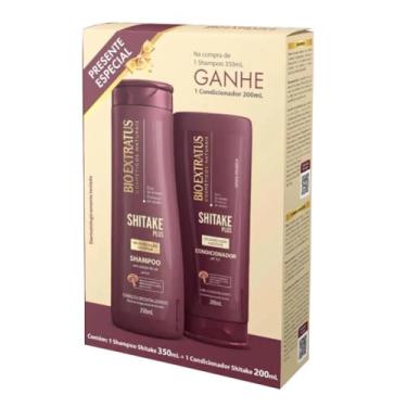 Imagem de Kit Promocional Bio Extratus Shitake Plus Shampoo 350ml e Ganhe Condicionador 200ml
