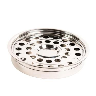 Imagem de ＫＬＫＣＭＳ Bandeja de Comunhão Bandeja de Servir aço Inoxidável Empilhável Suporte para Copos de Comunhão Peça Central de Mesa para Reuniões Eventos de Férias, Style a