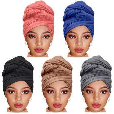 Imagem de Headwrap Scarf Turban ZRQ Fashion Headwear para mulheres negras