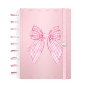 Imagem de Caderno de Disco Inteligente Iscool M+ Coquette Candy Pop Laço Vichy