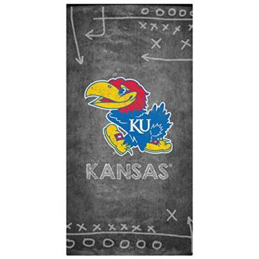 Imagem de Fan Creations Placa NCAA Kansas Jayhawks unissex Kansas Giz Playbook, cor da equipe, 15 x 12