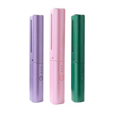 Imagem de Pente De Alisamento De Cabelo Portátil, Escova Alisador Quente Recarregável, Bateria De Longa Duração (Aleatório)