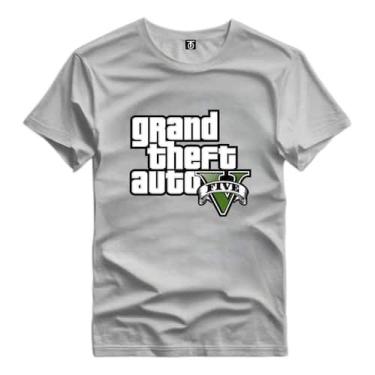 Imagem de Camisa Masculina Premium Estampada Gta V Algodão Estilosa - Versitz, C