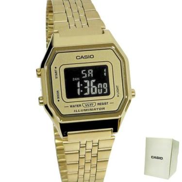 Imagem de Relógio Casio Feminino Digital Dourado LA680WGA-9BDF