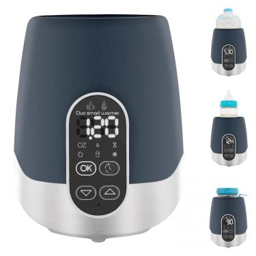 Imagem de Aquecedor de Mamadeira Programável e Portátil Universal, 110V, Babymoov, Azul