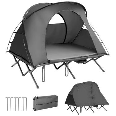 Imagem de Barraca Suspensa Portátil para Acampamento, Camping, TANGKULA 10152tent, Cinza