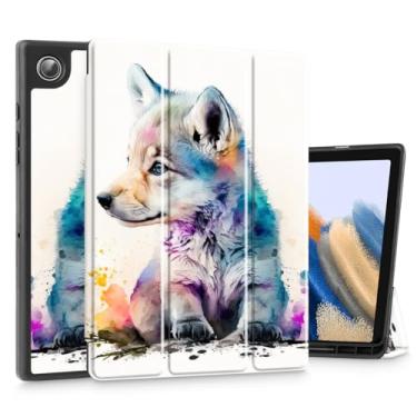 Imagem de Tuiklol Capa de tablet para Samsung Tab A9 Plus lançado em 2023, capa rígida fina com proteção TPU para Galaxy Tab A9 + 11 polegadas, cachorro fofo