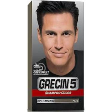 Imagem de Shampoo Tonalizante Grecin 5 para Cabelos Grisalhos - 60ml - Adverstin