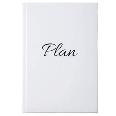 Imagem de FKJLUN Cadernos de Diário, Caderno Simples, Diário, Mensal, Anual, Calendário, Planejador, Caderno, Agenda Organizadora, Diário Escolar, Bloco de Notas (Cor: Branco)