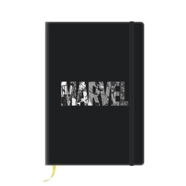 Imagem de Caderneta sem pauta Marvel 88x138mm 96 folhas papel pólen 70g capa hot stamping